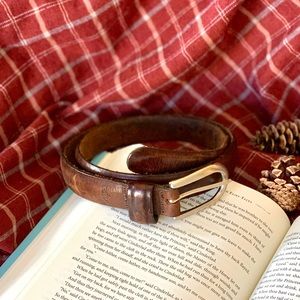 Dockers Brown Leather Belt